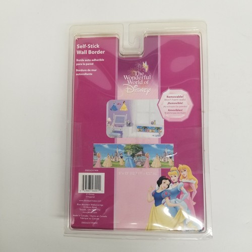Imperial Disney Princess Theme Self Stick Removable Wall Border, 5" × 15', New - Picture 2 of 5