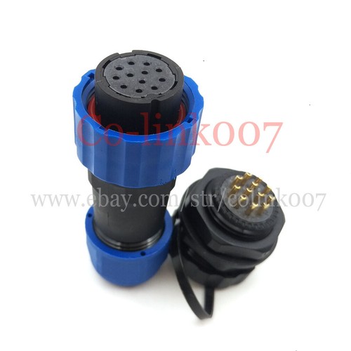 SD20 12Pin Waterproof Connector,Aviation Circular AUTO Industrial Plug Socket 5A - Picture 4 of 6