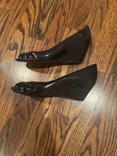 New Gucci Jelly Wedges Black Size 36 ( US Size 6 ) - Picture 3 of 4