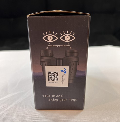 Open Box - New - Occer 12x25 Compact Low Light Vision Binoculars - Black - Picture 12 of 14