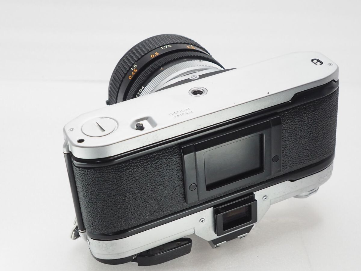 Near MINT] Canon AE-1 Black Film Camera FD 50mm F1.4 Lens From