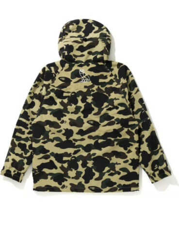 AUTHENTIC A BATHING APE BAPE x OVO 1ST CAMO SNOW BOARD JACKET XL NWT