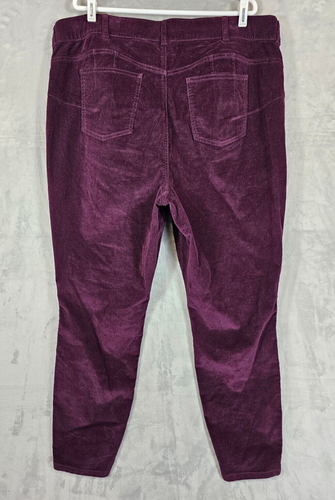 Torrid Bombshell Skinny Corduroy High-Rise Pants Women's Plus Size 24 Tall NWT - Picture 4 of 7
