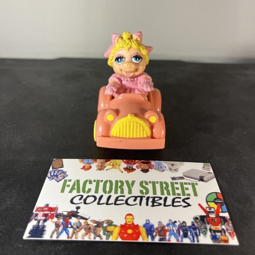 Vintage 1986 Mcdonalds Muppet Babys Happy Meal Spielzeug "Miss Piggy" mit Auto - Bild 3 von 5