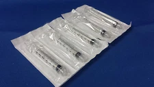 10 Easy Glide Syringes Sterile LUER LOCK 3cc / 3ml with 10 Blue Tip Caps