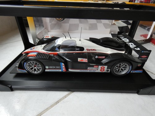 Peugeot 908 Bourdais Lamy Sarrazin #8 Le Mans 2007 24 Ore 1/18 Norev Difetto - Foto 3 di 5