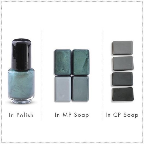 AFTER TWILIGHT DARK STALE GREEN MICA COLORANT PIGMENT POWDER COSMETIC GRADE 1 OZ - Picture 2 of 12