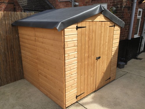 EPDM Rubber Roofing Shed Kit 3.4m x 3m Shed Roof Felt Membrane Adhesive Sealant - Picture 5 of 8