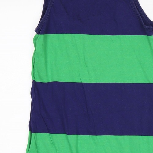 Old Navy Womens Blue Striped Cotton Tank Dress Size XS Scoop Neck Pullover - Picture 4 of 10