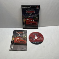 Disney Pixar Cars (Sony PlayStation 2, PS2 Game 2006) Tested Working 