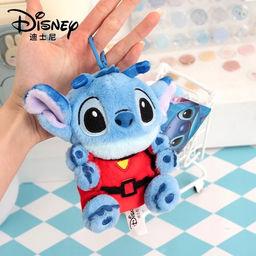 Kawaii Disney Stitch Muñeca de Peluche Dibujos Animados Peluche Llavero Colgante Juguetes - Imagen 9 de 24