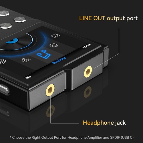 NUEVO Reproductor MP3 Bluetooth Alta Resolución DSD DAC Portátil Soporte 128 GB Tarjeta TF - Imagen 102 de 120