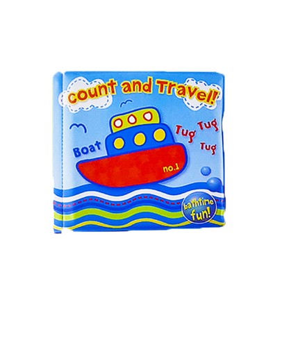 Bath Book Count and Travel! Children Toy Education Water Wet Read Learn Play Kid - Picture 1 of 2