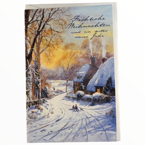 Weihnachtskarte Weihnachten Gruß weißer Umschlag Karten Feste Besondere Anlässe - Bild 180 von 342