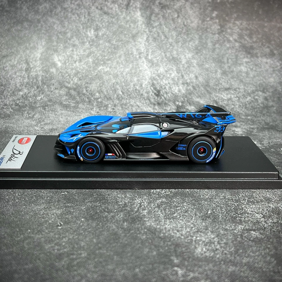 Looksmart 1/43 Bugatti BOLIDE launch Version Blue carbone black LS528 Free Ship - Image 3 of 4