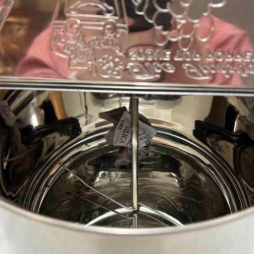 GREAT NORTHERN Twister Originale Piano Cottura Popcorn Popper ACCIAIO INOX 6,5 qt - Foto 8 di 9