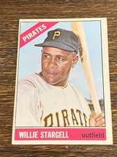 1966 TOPPS WILLIE STARGELL #255 PIRATES EXCELLENT OR BETTER