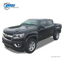 Pocket Bolt Fender Flares Fits Chevrolet Colorado 15-20 ; 5'2" Bed ; Textured