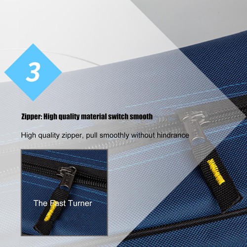 Waterproof Tool Bag Carry Tote Shoulder Strap Storage Electrician Organizer Bag - Picture 7 of 13