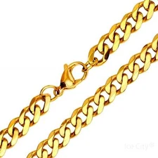 Ice City Miami Cuban Link Chain for Men, 8mm