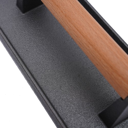 Zerschmettertes Fleisch Hamburger Patty Grill Steak Presse Flach Gusseisen BBQ Speck Maschine UK - Bild 6 von 8