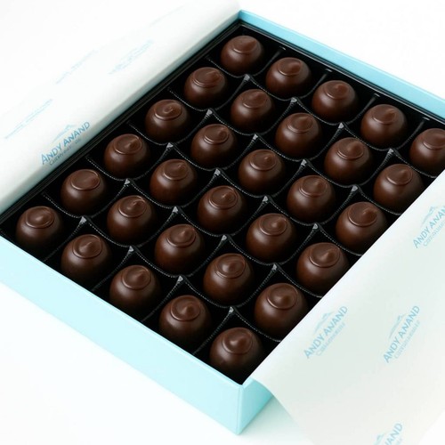 Andy Anand (24 pcs) Belgian Dark Chocolate Cherry Cordials, Ship 2nd Day Air - Picture 3 of 6
