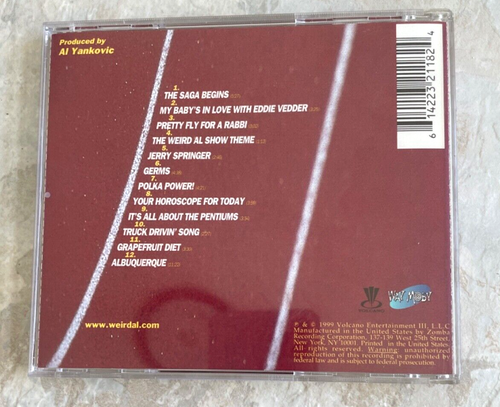 Yankovic, Weird Al : Running With Scissors CD - Picture 2 of 5