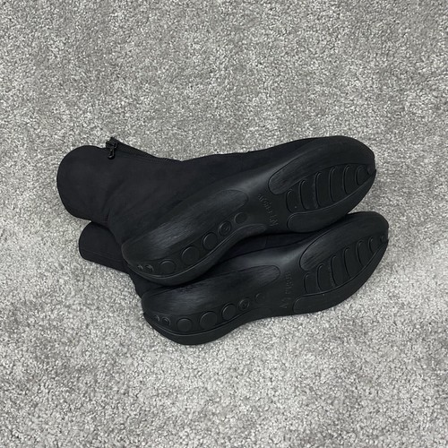 Arche Conan Boots Womens US Sz 7 Black Nubuck  Leather Zipper EU 38 France UK 5 - Picture 7 of 22