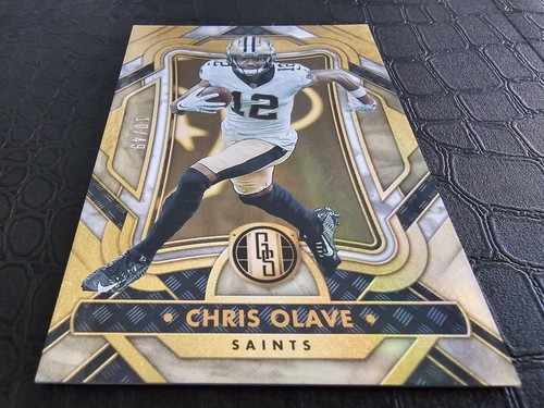 2023 Panini Gold Standard Football Chris Olave No 66 White Gold Parallel /49 NFL - Picture 2 of 4