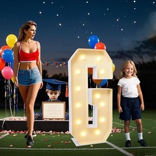 4ft Marquee Light up Letters G Large Letters Decor Made of Corrugated Plastic...