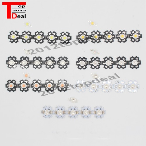 3W High Power LED Chip Light Beads White Red Blue Green IR light-emitting diode - Picture 2 of 9
