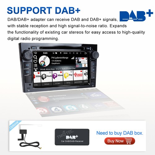 Android 13 Car Stereo Sat Nav DAB+ 4-Core Vauxhall Vectra Astra Corsa C/D Zafira - Picture 6 of 19