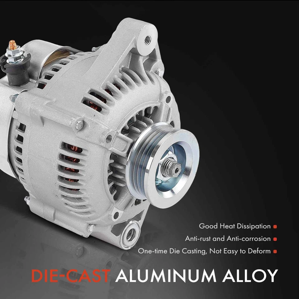 Alternador para Toyota Paseo 1993-1999 Tercel L4 1.5L 70A 12 V CW polea de 4 ranuras Foto 4 de 4