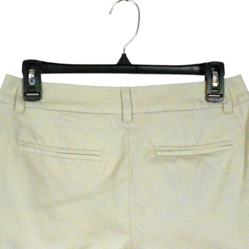 J.CREW Damenshorts 0 beige Baumwolle Taschen Reißverschluss 3,5 Zoll lässig adrett klassisch - Bild 7 von 11