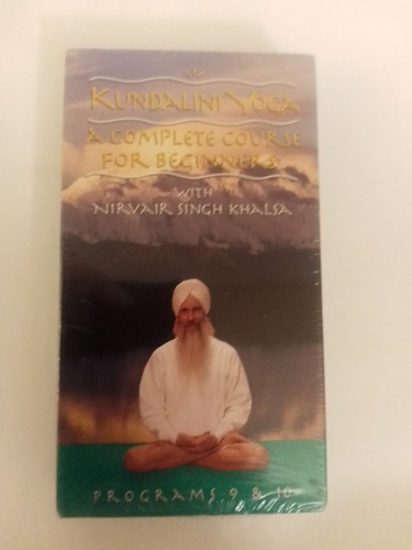 Kundalini Yoga A Complete Course for Beginners Programs 9 & 10 VHS Cassette New - Picture 1 of 2