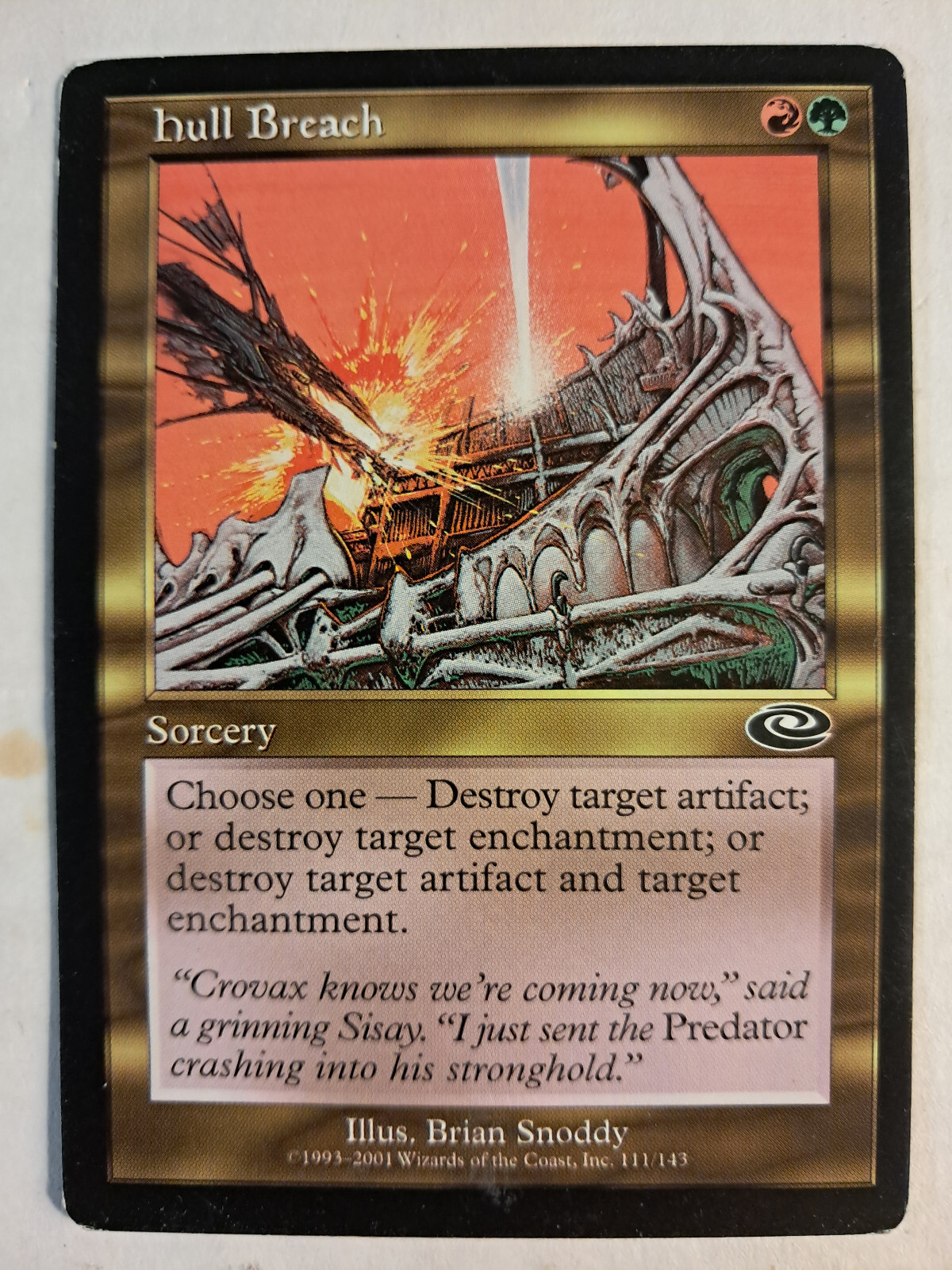 Hull Breach Planeshift (111/143) MTG MAGIC LP BULK DISCOUNT