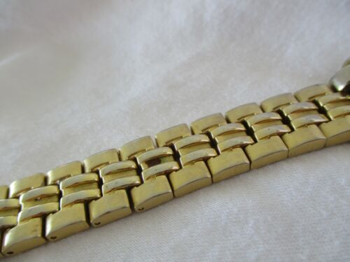 Orologio da polso Focus Tono Oro Faccia Rettangolare Elegante Elegante Elegante - Foto 11 di 12