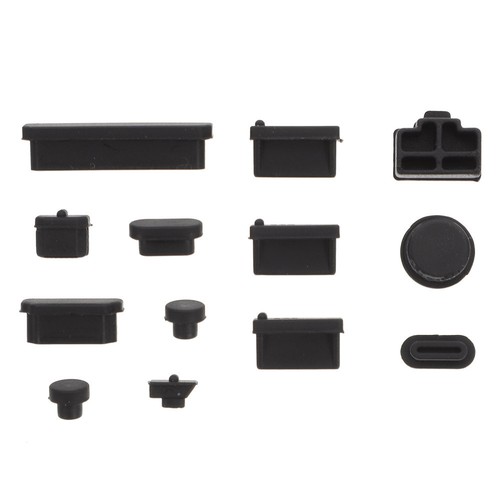 3 Set Bouchon De Poussiere Couverture D'ordinateur Portable Prises Pour