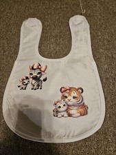 New Baby Animals Baby Bib