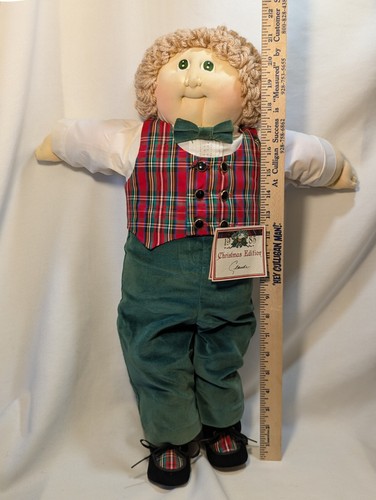 Christmas Edition Cabbage Patch Soft Sculpture Boy Claude Puppe Xavier Roberts 85 - Bild 5 von 13