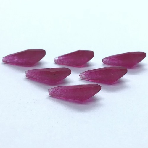 Piedras preciosas sueltas naturales AAA de cuarzo rubí corte en forma de cometa para surtido de todas las joyas - Imagen 10 de 24