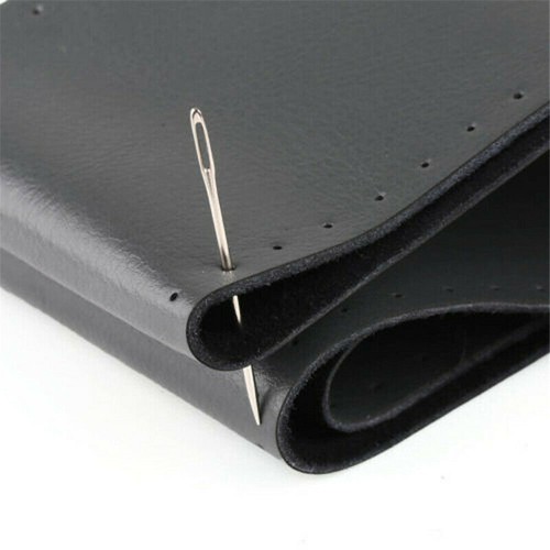 Car Auto Steering Wheel Cover Microfiber Breathable Anti-slip 15'' x 38cm Black - Picture 2 of 10