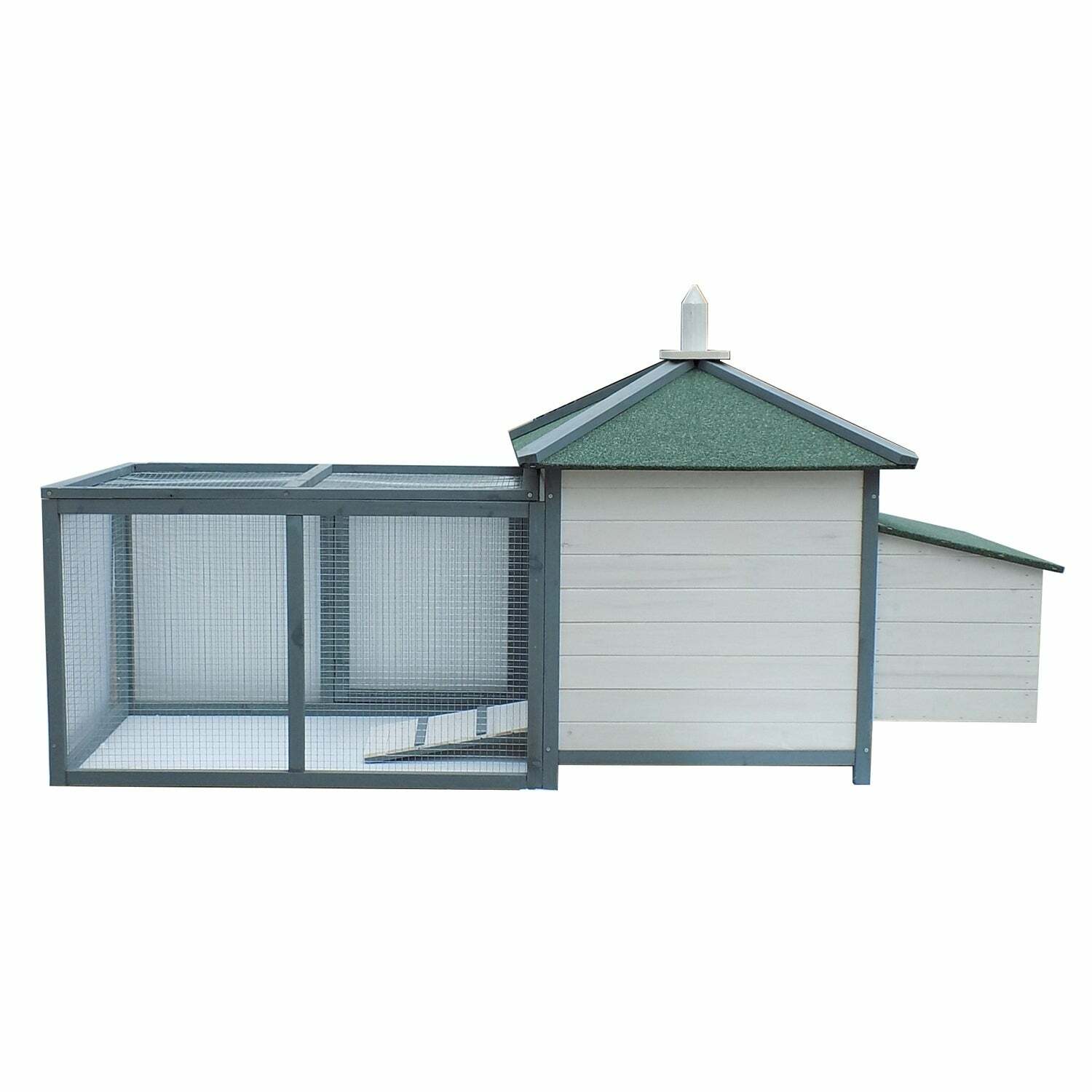 online UK sale Pawhut 77 inch Wooden Weatherproof Backyard 