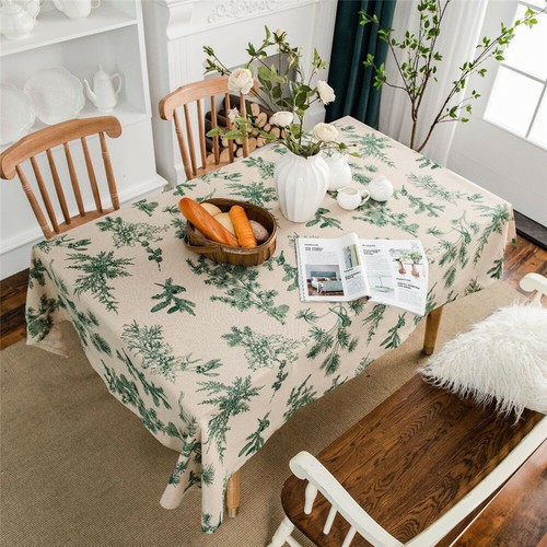 Tablecloth Cotton Linen Print Table Cloth Kitchen Dining Table Cover Home Decor - Picture 4 of 78