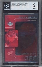 2001-02 Upper Deck Ice RC #53 Pavel Datsyuk 259/1500 BGS 9