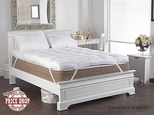 Mattress Topper Hotel Quality Soft Luxury Hollowfibre Slight Second 2cm 4in/10cm - Picture 13 of 24