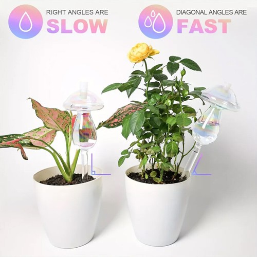 4 Pcs Plant Waterer Self Watering Spikes Plant Watering Globes Flower Spikes - Picture 6 of 11