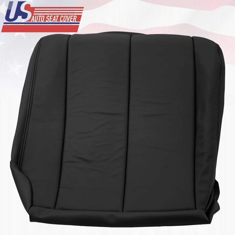 Cubierta de asiento de vinilo inferior del conductor 2006 2007 negra para Nissan Murano S SE SL Sport Foto 3 de 4