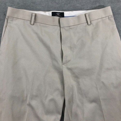 Dockers D2 Pants Mens 36x34 (36x32) Beige Khaki Straight Fit Business Casual ** - Picture 2 of 18