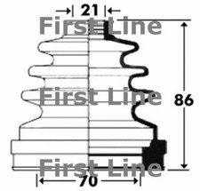 CV JOINT BOOT KIT FOR FORD TOURNEO CONNECT FCB2899